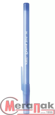 Ручка шариковая BIC Round Stic (60), СИНЯЯ, корпус голубой, узел 1мм, линия 0,32мм 934598 (60) Синий - фото