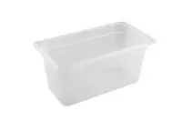 Гастроемкость 1/4 Н-150 (265*162*150) прозрачная, арт. 422101701  - фото