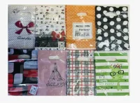 Сумка-пакет Р с прорубной ручкой 20*30 Микс 10 шт Разноцветный - фото