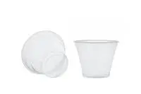 Стакан 200 мл шейк ПЭТ У 1/50 Прозрачный - фото