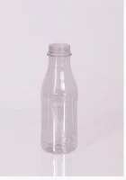 1/10 Бутылка 0,5л d38 прозр. круглая П пласт Прозрачный - фото