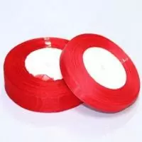 Лента тканная органза Красный 25мм*50Y, арт. F014-43/1026-25 Красный - фото