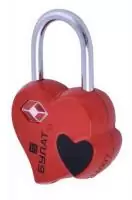 Замок навесной Булат ВС 1-50TSA (красный/черный)   09716 Красный - фото
