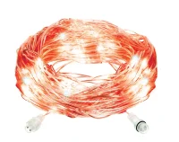 Электрогирлянда-конструктор "Сеть" VEGAS 24V, 144 красных Led ламп, прозрачный провод 1,2*1,5м/32/4, арт. 55033 Красный - фото