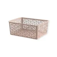 Корзинка универсальная "Linden" 1,4л, 190х140х75мм (бежевый), 221313027/06 (24) Бежевый - фото