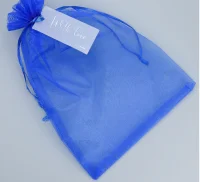 Мешки органза 20*30, синий Синий - фото