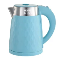 Чайник Homestar HS-1021 (1,7 л) голубой, двойной корпус Голубой - фото
