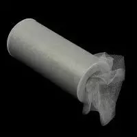 Фатин средней жесткости в шпульках блестящий,100% нейлон, арт.TBY.C шир.150мм цв.18 серый уп.22.86м Серый - фото