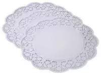 Салф. кружевная Д19 1/250 бумажная ажурная Белый - фото