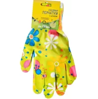Перчатки нейлон. с рис. (XL) арт.TF-N405A,B Разноцветный - фото