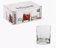 Стакан КОШЕМ 6 шт. 210 мл (сок), арт. 42035B Прозрачный - фото