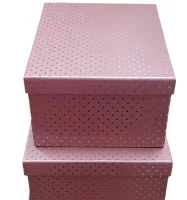 Коробка К565 17,5*24,5*9 Розовый - фото