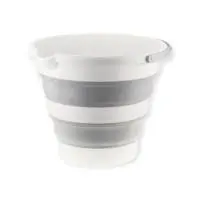 Ведро ФЛЕКС 10л складное Смоки М 2413 (12) Серый - фото