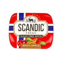 Драже освежающие Scandic Fresh пряное яблоко без сахара 14 г  - фото