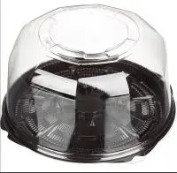 Комплект Контейнер Т-018ДШ корич. + Крышка Т-018К Прозрачный - фото