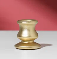 Подсвечник "Классик", 6х5,5 см, золото 6906425 Золотой - фото