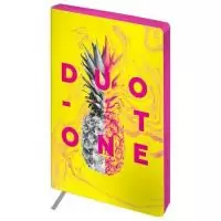 Записная книжка А5 80л. ЛАЙТ, кожзам, Greenwich Line "Urban. Yellow duotone", тон.блок, цв.Срез 284169, 287541  - фото