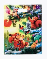 ТЦ50штСумка-пакет 40*31 прор.ручкой лам НГ  - фото