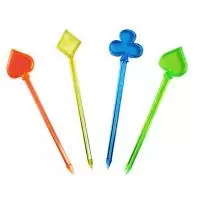 Декоративные шпажки "Perfetto "Карты""А25  - фото