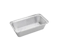 Форма алюм, прямоуг, L-край, 940 мл 12 шт. в упаковке Мегапак/20, арт.94.1Мега (аналог865мл,910-418) Серебро - фото