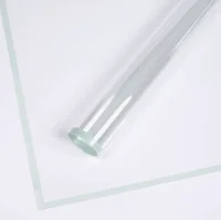 Пленка листовая глянцевая с каймой, 58 х 58 см, 1шт, белый, 4640108847525  - фото