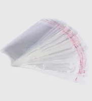 Пакет с клеевым клапаном  8*18+3 1/250 25мк, БОПП Прозрачный - фото