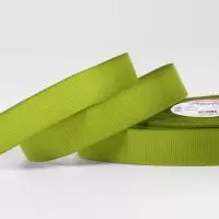 Лента репсовая, 15 мм, 23 ± 1 м, цвет зелёный №141, арт. 6784809 Зеленый - фото