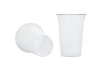 Стакан 400 мл шейк ПЭТ У 1/50 Прозрачный - фото