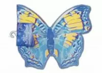 Коврик для ванной комнаты "Бабочка" 65*47 см, 6829  - фото