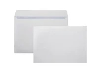 Конверт C4 (229*324), силиконовая лента, серая запечатка, 40.10.50, упак. 50 шт. арт. С40.10.50  - фото