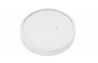 Крышка для стакана длясупа картон белая d96 1/25, арт. PW96 Белый - фото