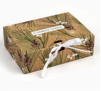 Коробка складная прямоугольная с лентой «Волшебства и сказки» 16.5 × 12 × 5 см, 5004047 Бежевый - фото