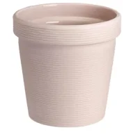 Кашпо "Терра" (3,57л) Цв. Пудровый, (Арт. КШ-9096) Пудровый - фото