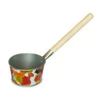 Ковш банный декоративный 1,5л оцинкованный  - фото