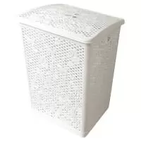 Корзина для белья Fiori  35л белое облако, арт. KL120511048 Белый - фото