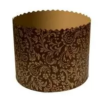 Форма бумаж.кругл. д/кулича 500мл.(134*100) А50 Пасха  - фото