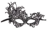 Карнавальная маска "Чудеса" ажур 1090503  - фото