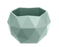 Кашпо "Топаз" (2,5л.) Цв. Нефрит, (Арт. КШ-9130) Бирюзовый - фото