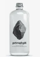 Вода минер природ. столовая питьевая негаз. ТМ "PETROGLYPH" ("ПЕТРОГЛИФ") 0,75 л. 00-00001076 (1/12) Прозрачный - фото