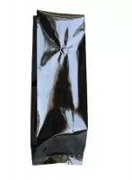 Пакет 120+70*400 с центральным швом металлизир. черный с клапаном дегазации1/50 00000001448 Черный - фото