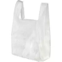 Майка-пакет 18*4*30 8мк 1/100 белая К, арт. RI-008 Белый - фото