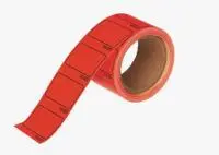 Ценник 28*21 А20 липкий 1/300 (цена) красный П Красный - фото