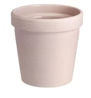 Кашпо "Терра" (2,35л) Цв. Пудровый, (Арт. КШ-9084) Пудровый - фото