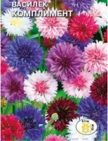 цветок Василек Комплимент (смесь цветов) (Евро, 0,5)  - фото