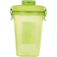 Контейнер с крышкой "Бутылка" L зеленая 224300 Зеленый - фото