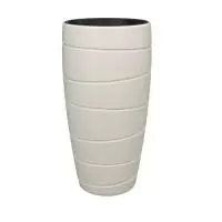 Горшок для цветов PASSA 400 высокий - кремовый LA852-74 Кремовый - фото