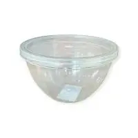 Комплект Банка-плошка 0,22л + Крышка д/банки Р93 прозрач Прозрачный - фото