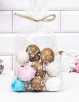 Пакет прозрачный "Пасхальные зайчики", 20 х 35 см, 10083686 1/5 Прозрачный - фото