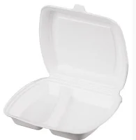 Меню -бокс  2 -секц.1/100 LB-2 Р ПФ 247*204*62,вес 10гр Белый - фото