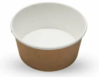Чаша под суп/ салат крафт 500мл 1/50 Коричневый - фото